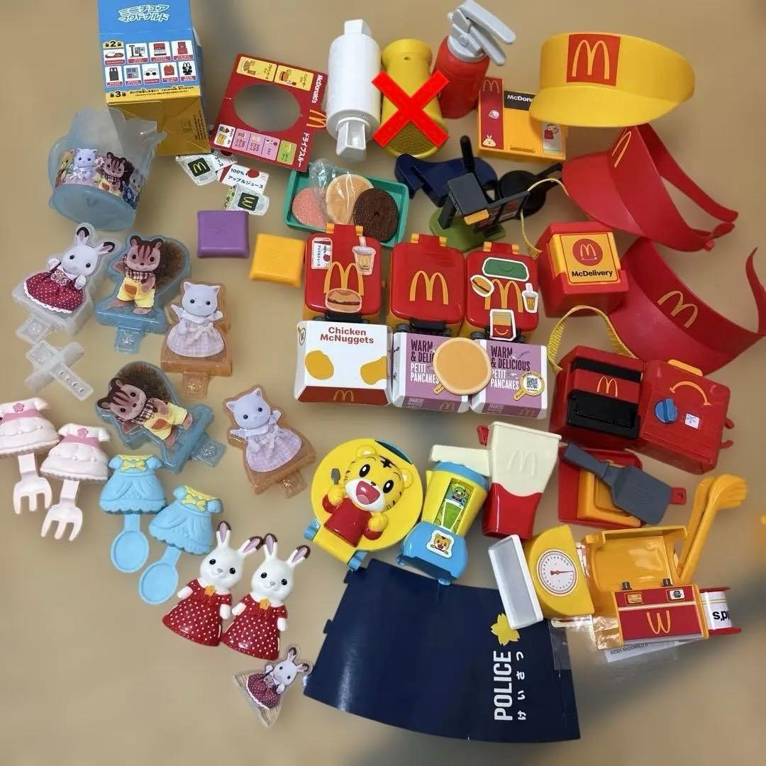 Использованный набор одежды McDonald s для игрушек Sylvanian Families Краткий обзор