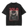 Sung Jinwoo High Quality Cotton Tee Anime Solo Leveling Short Sleeve Harajuku