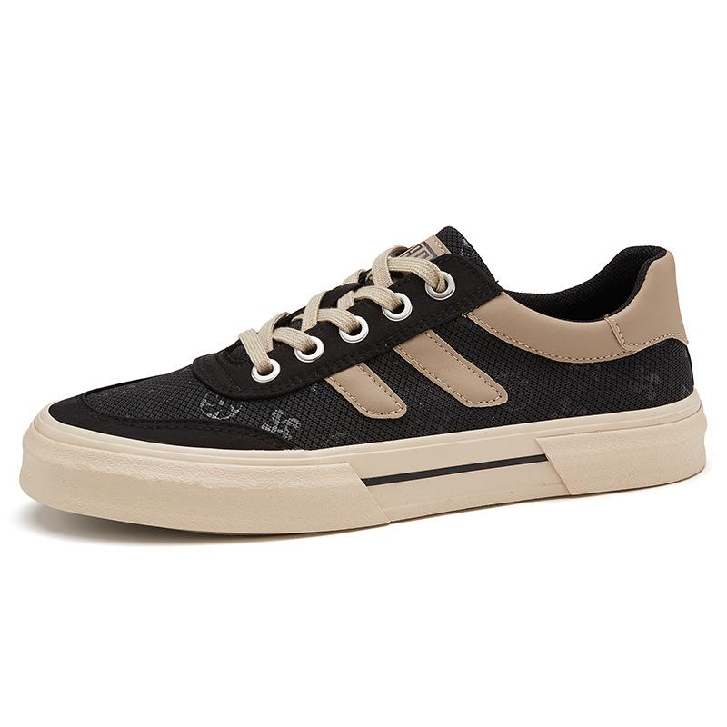 Neue Sommer Herrenschuhe Trendig, Modisch, Vielseitig und Bequem Mesh Atmungsaktiv Low Top Flache Sohle Freizeitschuhe