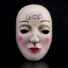 Exquisite Human Purge Plan God Horror Mask Featuring Smiling Face Full Face Resin Collectible