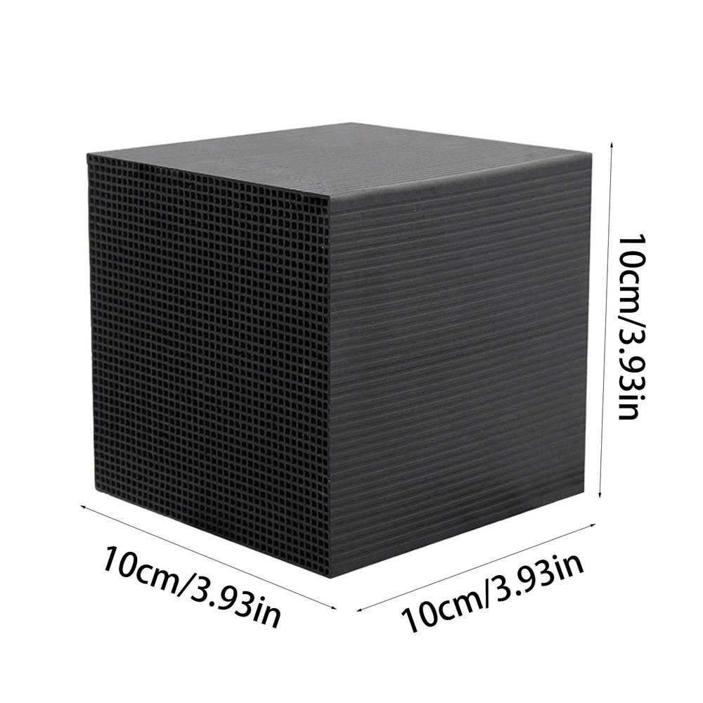 5/10cm Eco-Aquarium Water Trough Purifier Cube Activated Carbon Aquarium Filter Filtration Absorption Activated Carbon Purifying