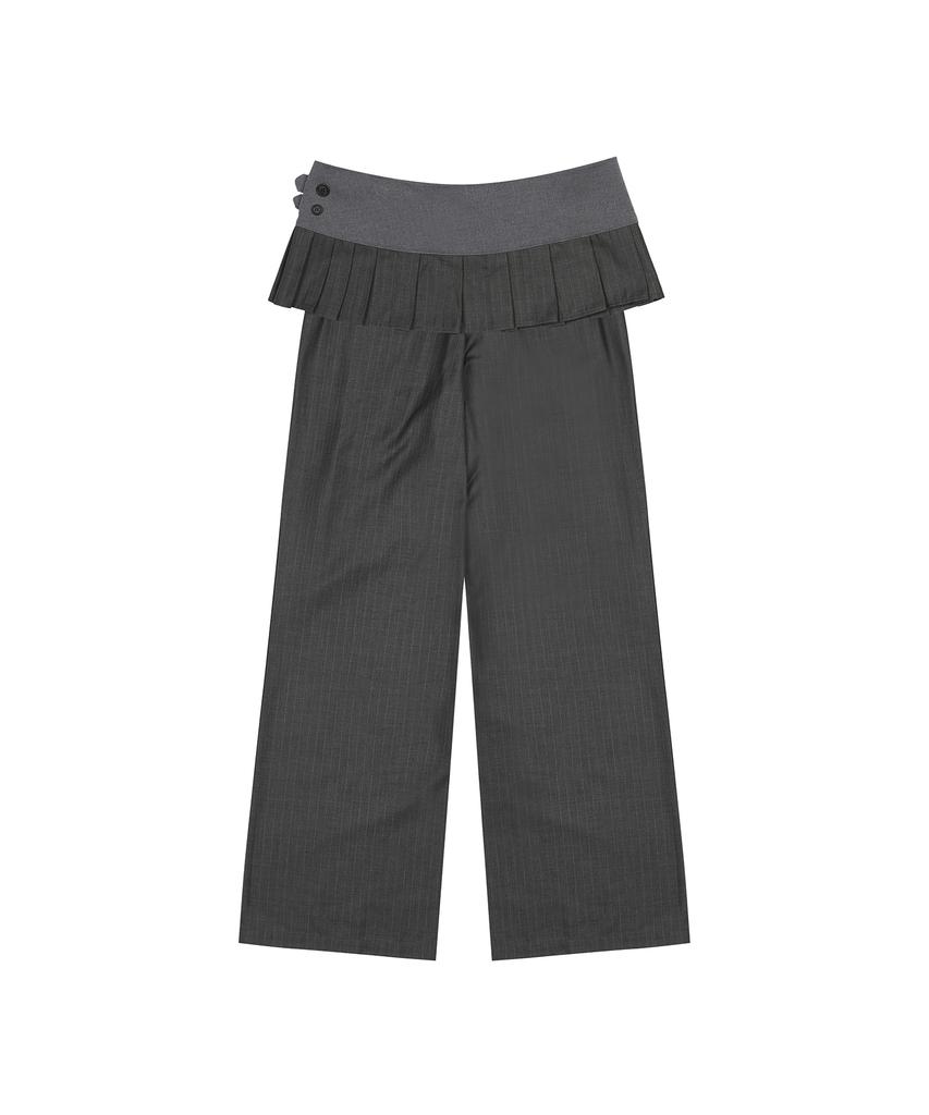 LARTIGENT L14 Pleats Wrap Set (Gray)