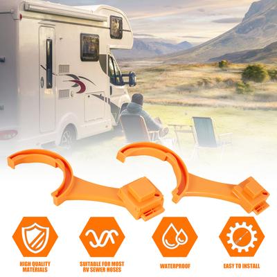 2Pcs 3/4inch RV Sewer Fitting Wrench Set Plastic RV Sewer Hose Connection Wrench Multi-purpose Sewer Covers