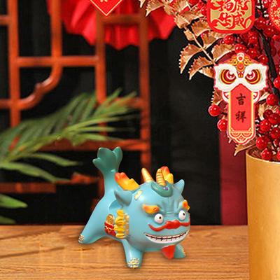 Chinesische Drachenfigur Handyhalter Niedliche Geschenkstatue Ornamente für das Jahr Kreative Geschenke