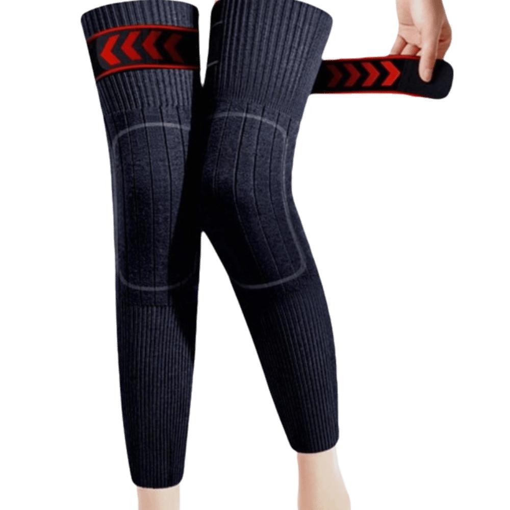 Elastic Thick Knee Protector Cold-proof Thermal Leg Warmers Winter Knee Cover Arthritis