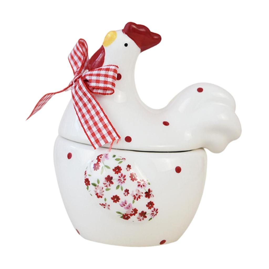 Sugar Bowl Container Easter Decoration Chicken Shaped Seasoning Jar Spice for Coffee Bar