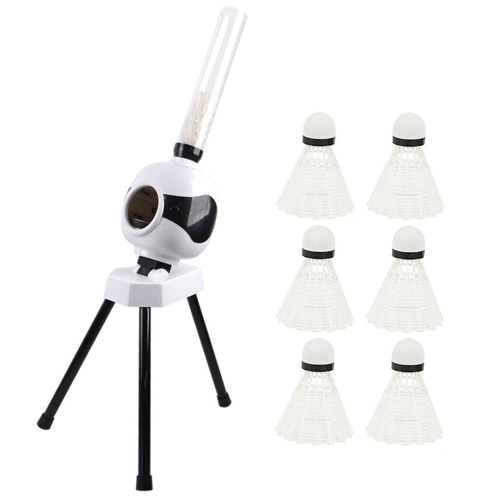 6x White Badminton Shuttlecock Made With PVC For Wear Resistance Badminton Shuttlecocks Balls