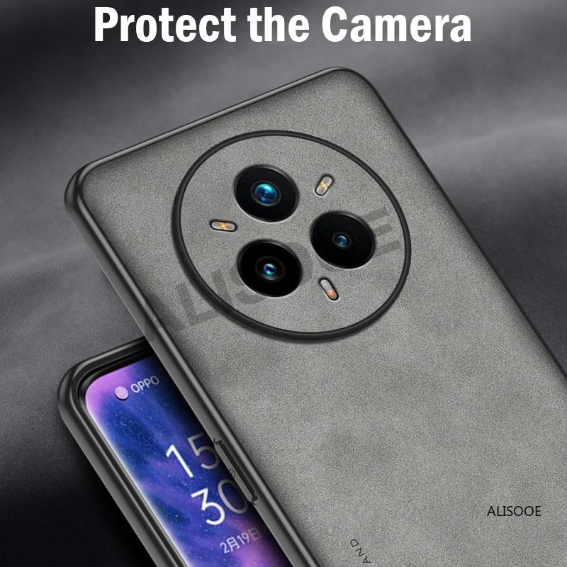 Matné PU Kůže Funda pro Realme 14 Pro Plus Pouzdro Kožené Plastové Ochranné Zadní Kryt pro Realme 14 Pro Capa