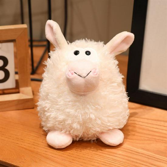 Adorable Cartoon Sheep Plush Toy - Fox Creative Doll Gift from Mengqu Forest Series
