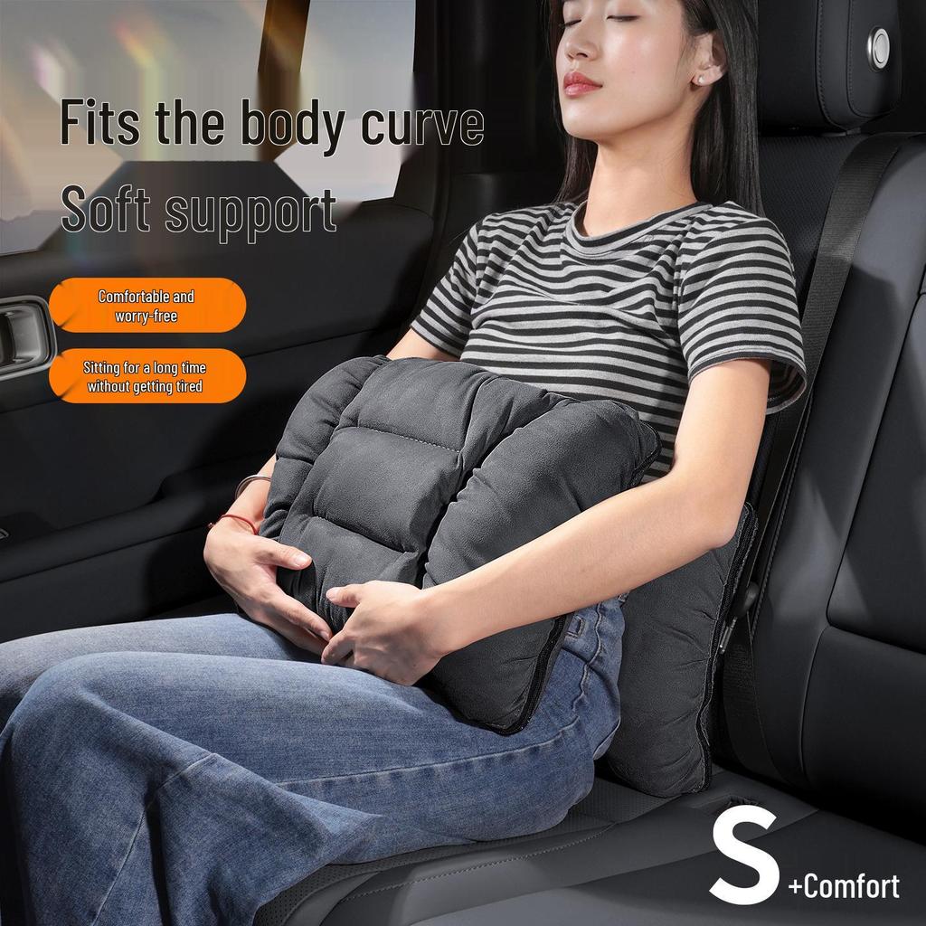 Honda Accessories: Flannel Headrests, Lumbar Supports, Neck Pillows for CRV, Fit, 11th Gen Civic, and Accord.