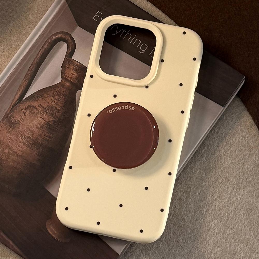Premium Striped IPhone 16 Case, Retro Brown Stand for Apple 17, IPhone 15 Pro Max, Compatible with Multiple IPhone Models