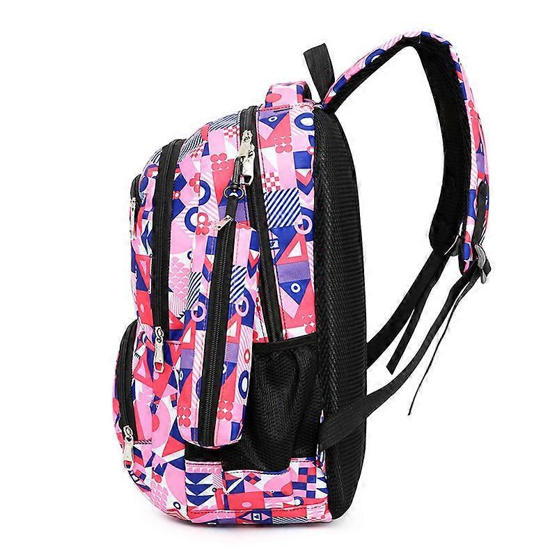 Men's and Women's Backpacks, Student Backpacks, High School Students' Printed Leisure Backpacks, Lightweight Three Piece Travel Backpacks