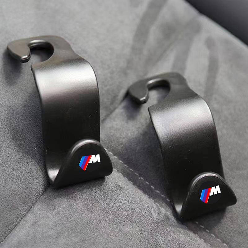 Autós fejtámla akasztók Akasztó Táskák Ülés háttámla tartó Klipek Automata rögzítő BMW Performance X1 X3 X5 E39 E46 E90 F20 E60 F30 M3 M5