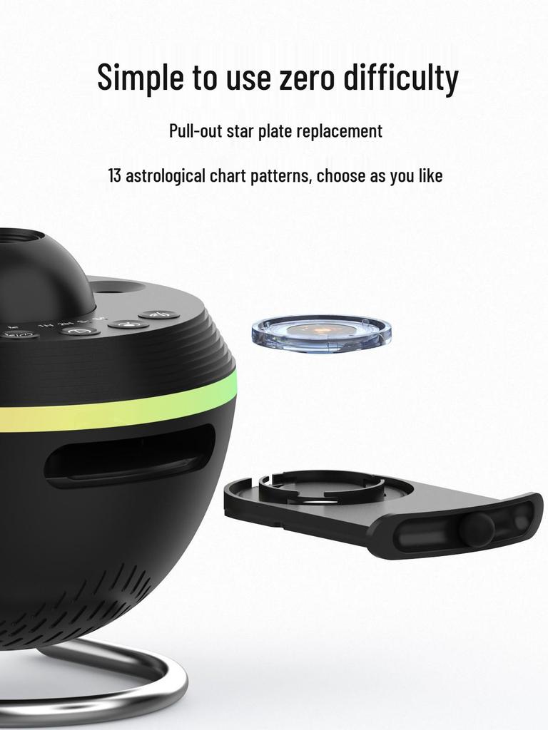 Starry Sky Night Light: Meteor Shower Space Ball Projector