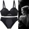 Sexy Stylish Lace Bra and Panty Set Featuring Underwire Push-up Support and Lightweight Skin-friendly Fabric