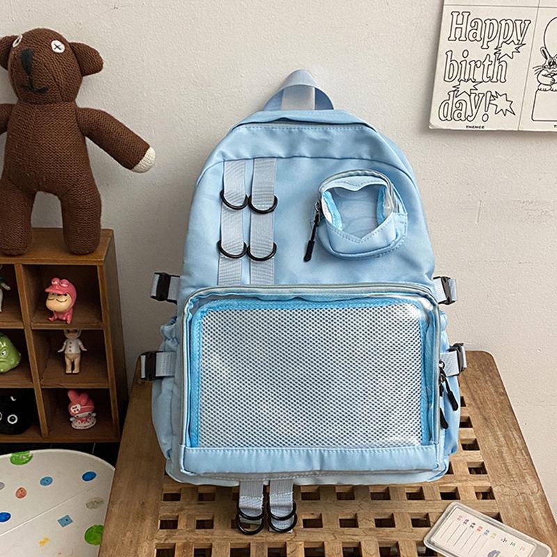 Women's Japanese Ita Backpack: Versatile Mori Style for Students, Large Capacity, Durable Design