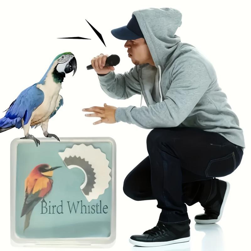 1 Stück Magischer lustiger Vogelrufer Zungenpfeifer Vogel verrückte Pfeife Magisches Zwitschern Lärmmacher Spielzeug Streiche Geschenk