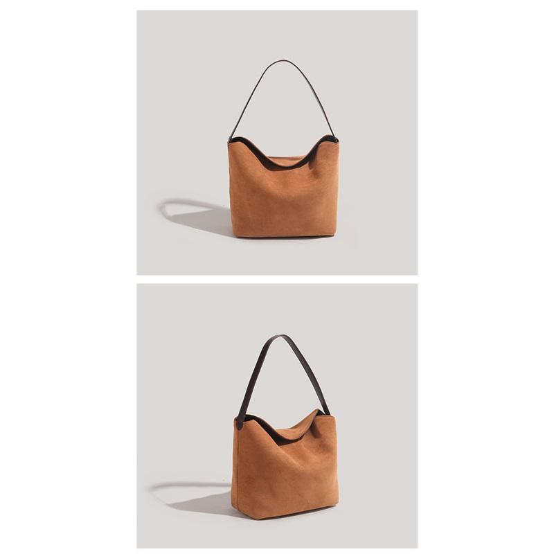 Retro Suede Handbags, Fashion Handbags, All-match One-shoulder Armpits