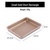 ZISIZ Gold Carbon Steel Baking Pan