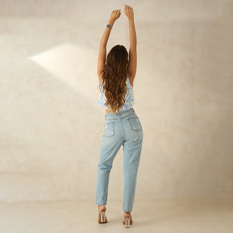 Virgio Women Ankle  Length Boyfriend Fit Jeans