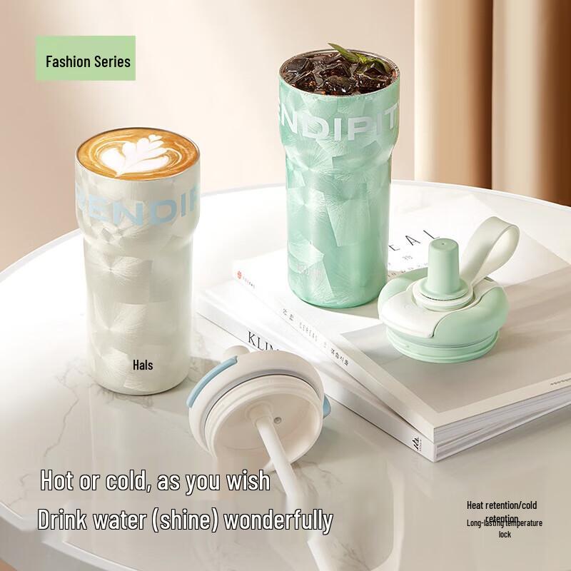 HAERS 600 мл Термобутылка из нержавеющей стали с двойными стенками для двух напитков