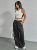 2025 Women's High-Waist Casual Loose Straight Trousers - Japanese & Korean Style for Spring/Summer