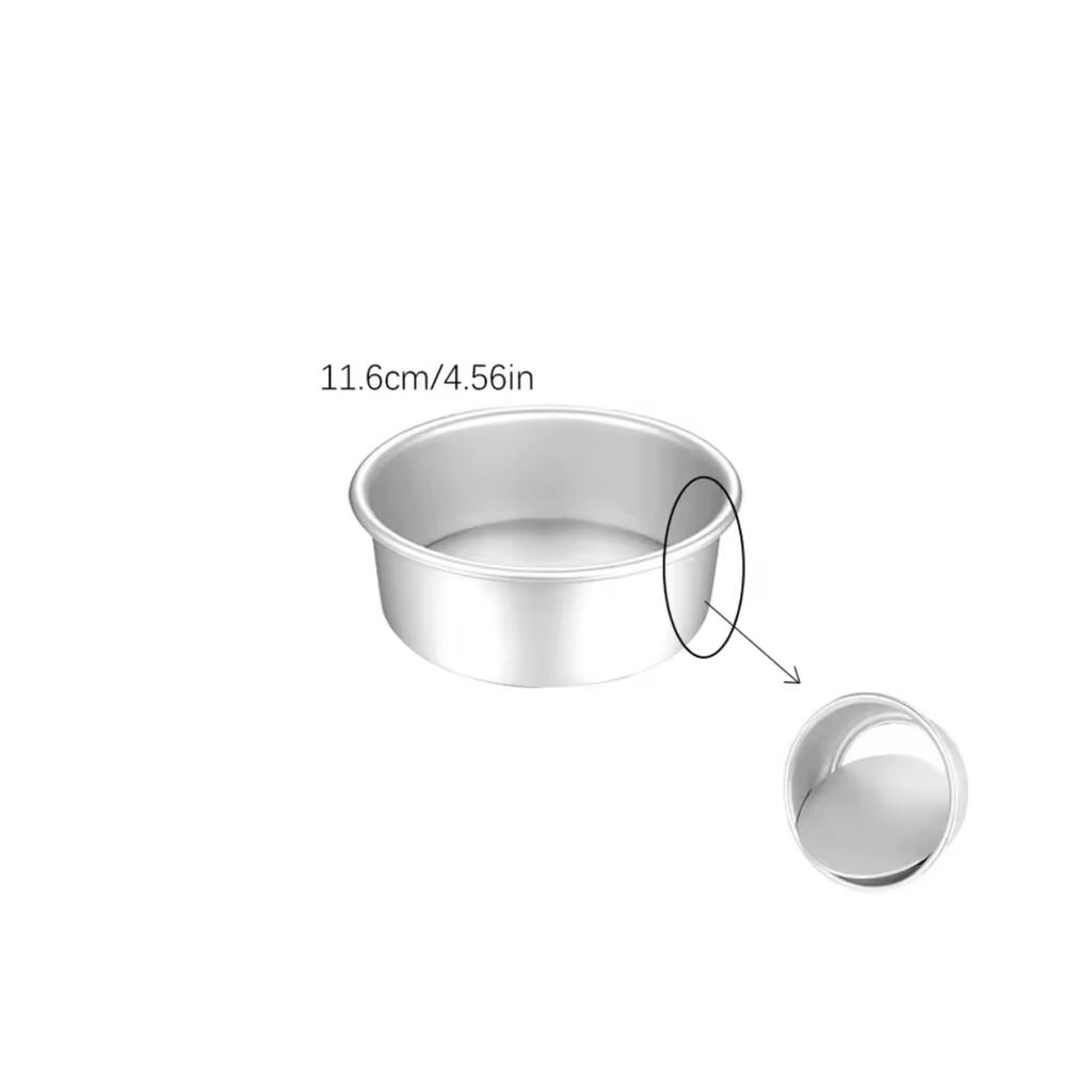 4/6/8 Inch Birthday Cake Mold, Aluminum Alloy Active Bottom Cake Mold, Home Baking Tray Mold, Baking Utensils Cake Tools
