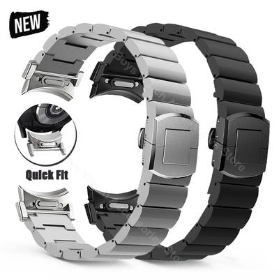 Bracelet de luxe en titane pour Samsung Galaxy Watch 4/6 Classic 42 46mm 43 47mm 5 Pro 45mm bracelet sans espace pour galaxy 7 6 5 4 40mm 44mm