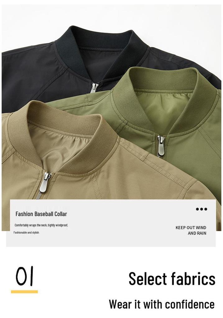 Fashion Trend 2025 Men's Casual Baseball Jacket - Versatile Autumn Outerwear, Style 8229.