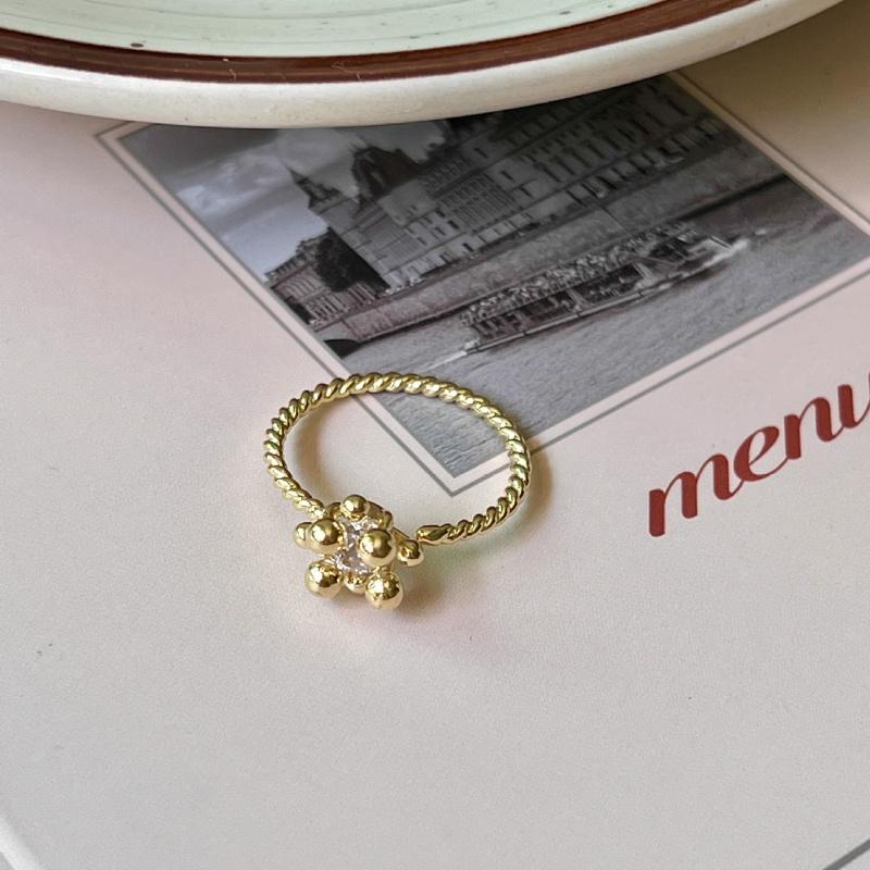 New Pearl Adjustable Rings For Women Imitation Pearl Women s Ring Fine Bridal Zircon Finger Ring Zircon resizable золотой