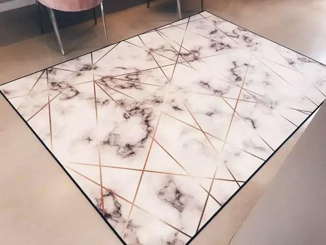 

Ковер с геометрическим абстрактным узором, украшение для гостиной, прихожей, большого размера, декоративные коврики, спальня, дом, отель, напольный коврик, моющийся 40x60cm