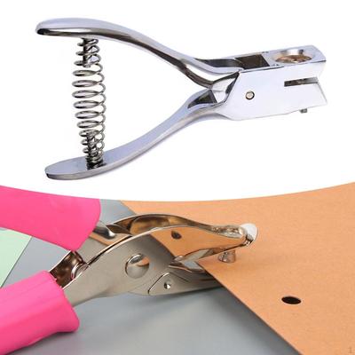 Ręczny Metalowy Dziurkacz, Perforator, Pojedynczy Dziurkacz do Papieru na Karton Scrapbooking
