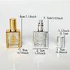 15ml Galvanik UV Parfümflasche Glasröhrchen Aluminium Pumpsprayflasche Leerer Kosmetikflüssigkeitsbehälter Zufälliges Design 1 Stück