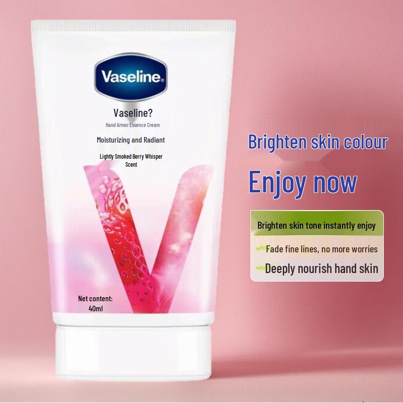 Vaseline Hand & Nail Essence Cream, Berry Fragrance, 10-Pack