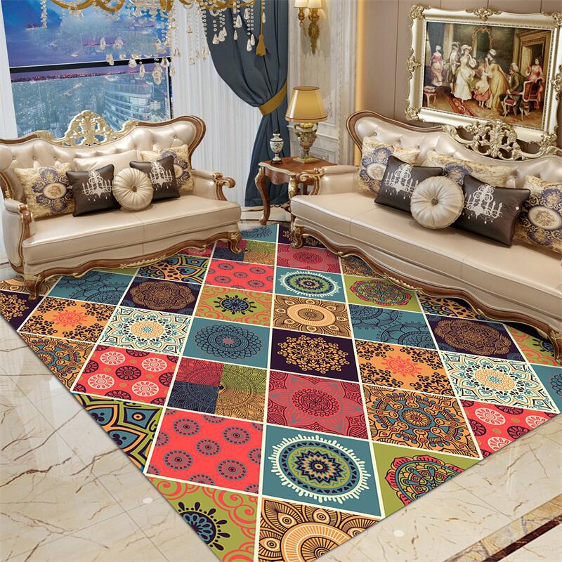 Fashionable Nordic Minimalist Carpet. Living Room, Sofa, Coffee Table Mat, Bedroom Bedside Blanket Bohemian Style