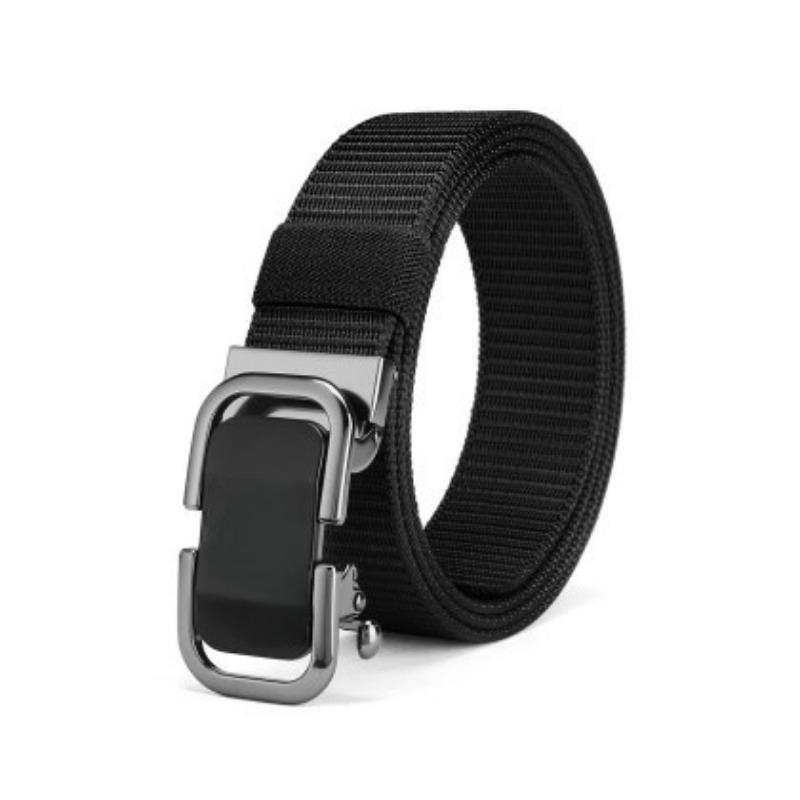 Tactical Belt Toothless Automatic Buckle Nylon Belt Men's Casual Belt Tactical Outdoor Belt Youth Military Training Belt