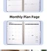 2027 A5 Custom English Spiral Weekly Planner Notebook