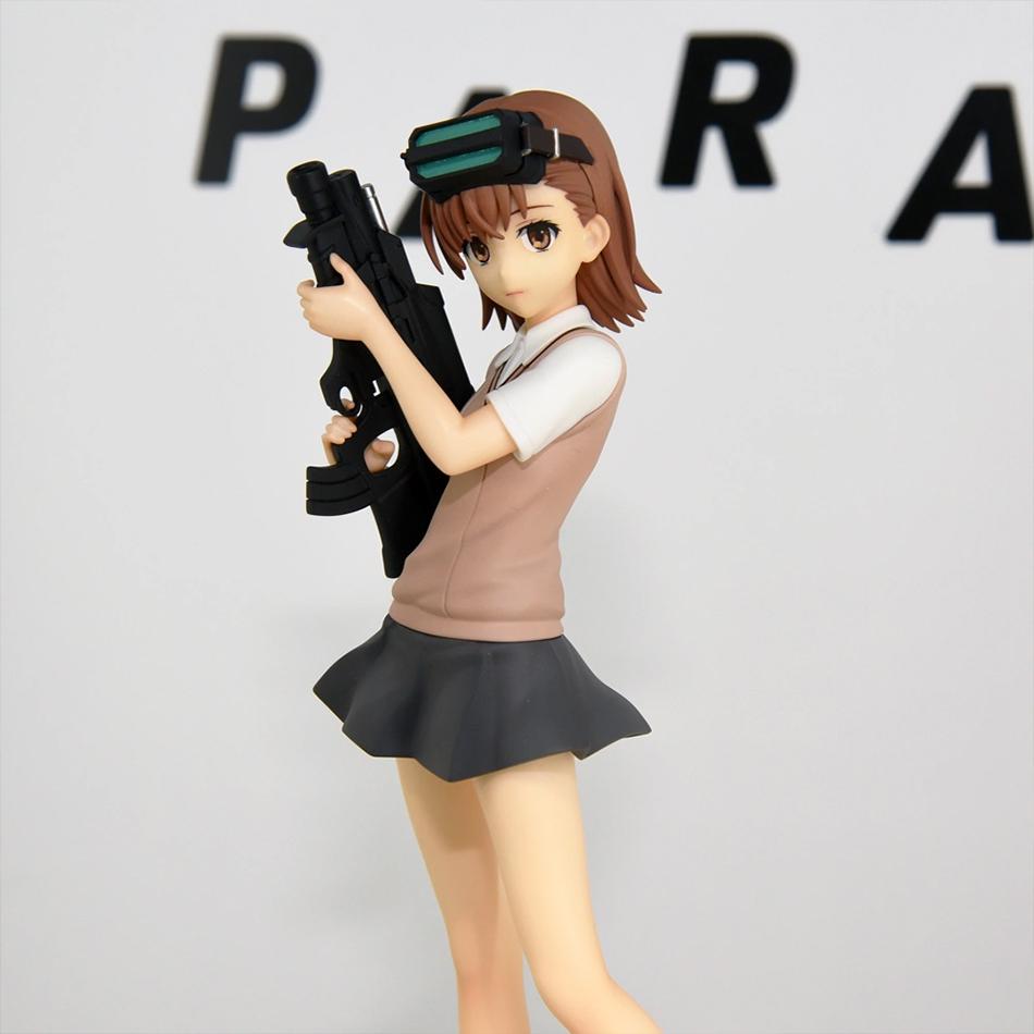 17CM Anime A Certain Magical Index Misaka Mikoto Railgun Girl Anime Figure PVC Action Figures Model Anime Cartoon Model Toy Gift