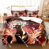 3D Printed Anime Hell’s Paradise Bedding Set for Boys Girls Duvet Cover Pillowcase Twin Queen King Full Single Double Sizes
