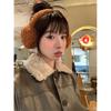 Cute Plush Headphones Winter Earmuffs Women's Warm Soft Ear Covers Imitation Cashmere Hair Band Fashion Earflap Outdoor Supplies