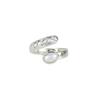 Amethyst Sterling Silver Ring: Faceted Gemstone, Open Design