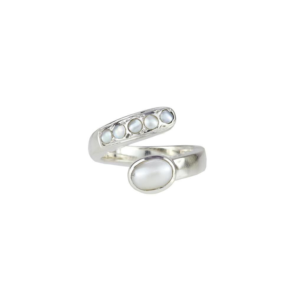 Amethyst Sterling Silver Ring: Faceted Gemstone, Open Design