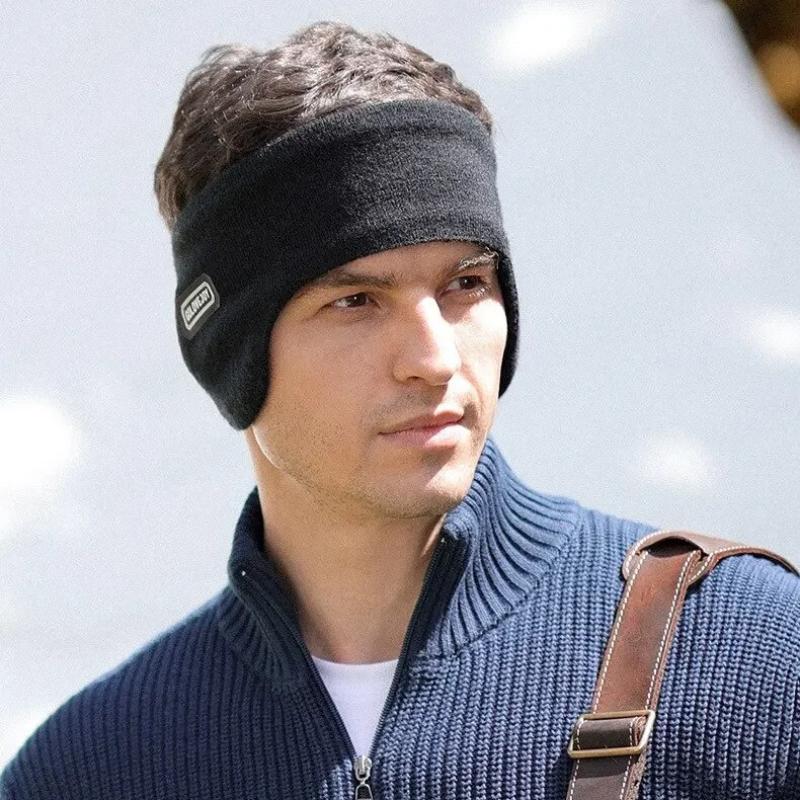 Zimní pánské polstrované zesílené náušníky proti studenému větru chrániče sluchu chrániče sluchu outdoorové sporty na koni větruodolné teplé chrániče sluchu