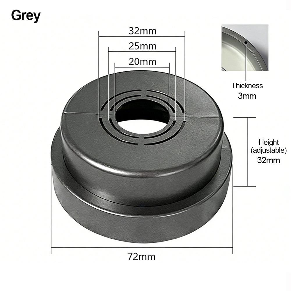 Useful Non Removable Shower Faucet Cover Adjustable ABS Faucet Decorative Cover Scalable Flange Cover Kitchen