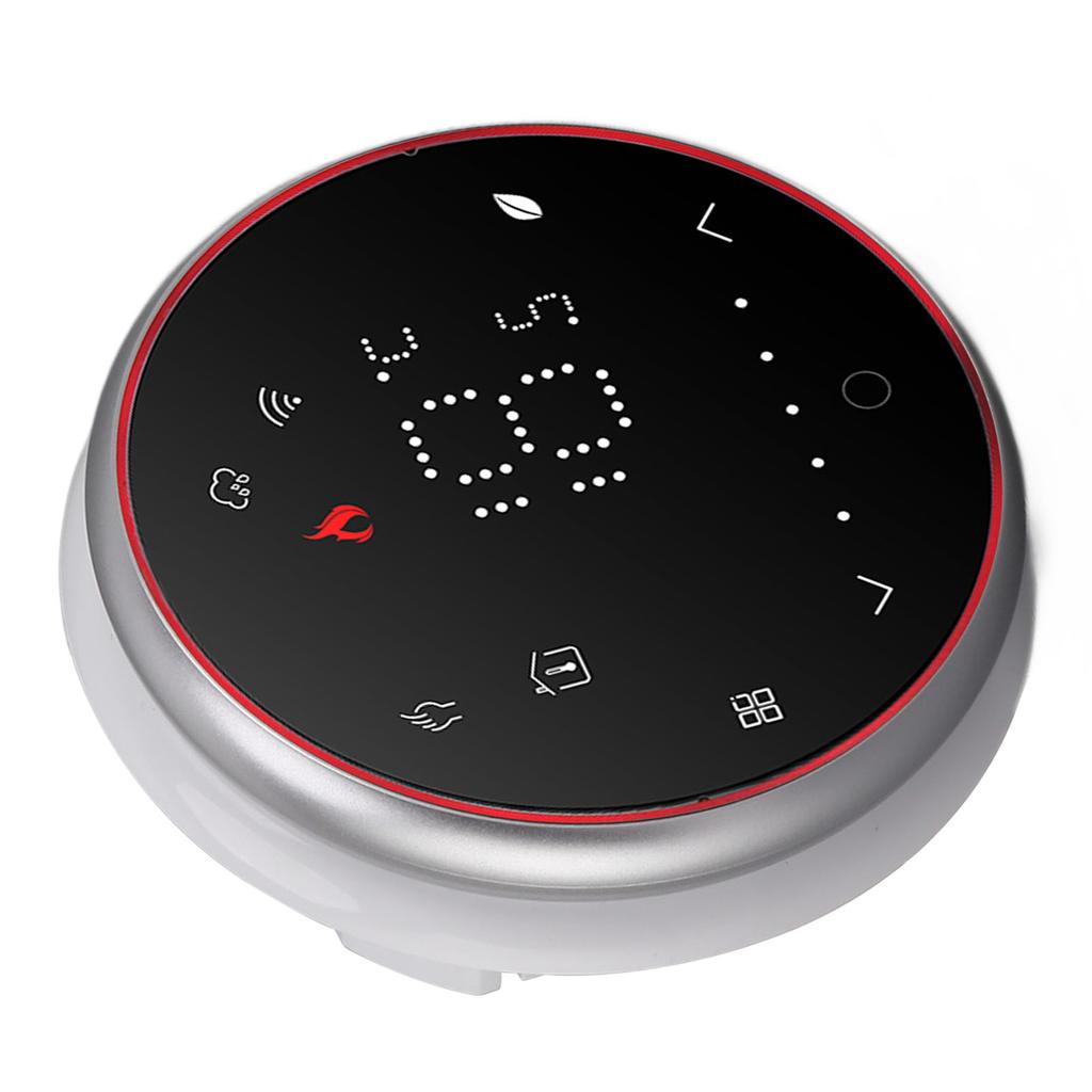 Drahtloses WLAN Smart Thermostat LED-Anzeige Sprach-App-Steuerung AC95~240V Energiesparend Smart Rund