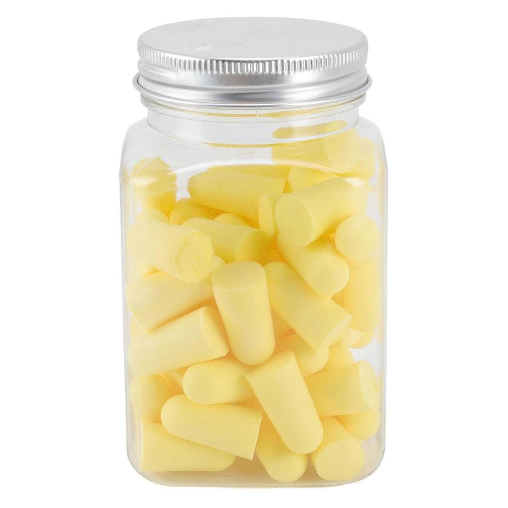 60Pcs Earplugs Sponge Soft Sound Blocking Noise Reduction Earplugs for All Noisy Events