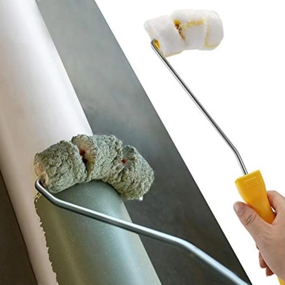 Curved Frame Paint Roller Brush Ergonomic Handle Wall Painting Tool Furniture Painting