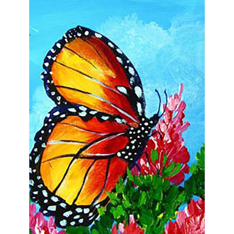 DIY 5D Diamond Painting Butterfly Full Round Drill Floral Diamond Embroidery Cross Stitch Mosaic Wall Art Home Decor Gift