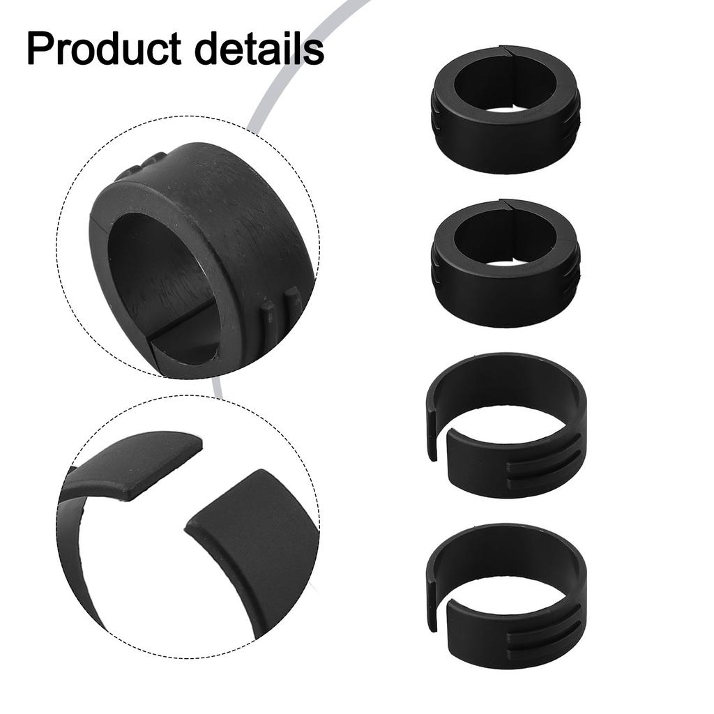 4pcs Stopwatch Washers Front Mount Gasket Handlebar Washer Ring 31.8/ 25.4mm For Garmin Handlebar Gasket Adapter Bicycle Parts