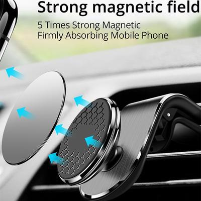 Universal Magnetic Car Phone Holder Air Vent Clip Mount Rotation Cellphone GPS Support For Xiaomi Huawei Samsung Stand In Car